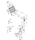 Lampa obrabiarkowa na przegubie M2 7.5W 24V